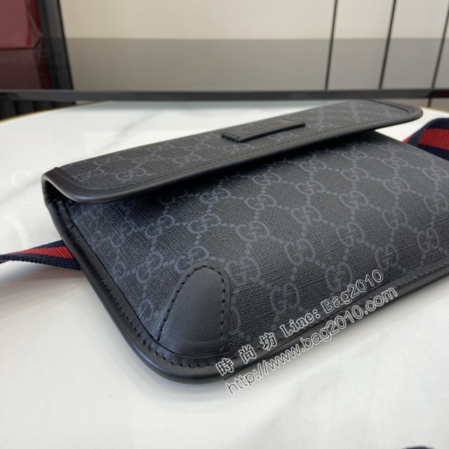 Gucci專櫃古馳最新款男士腰包胸包挎包 jh2724型號:  598113
